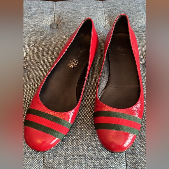 Gucci ballerina flats, sz 39 fits like 8/8.5 excellent condition! - Picture 2 of 4